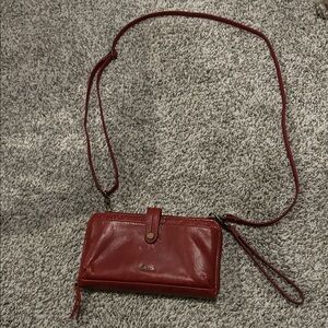 The Sak Cherry Red Crossbody Bag
